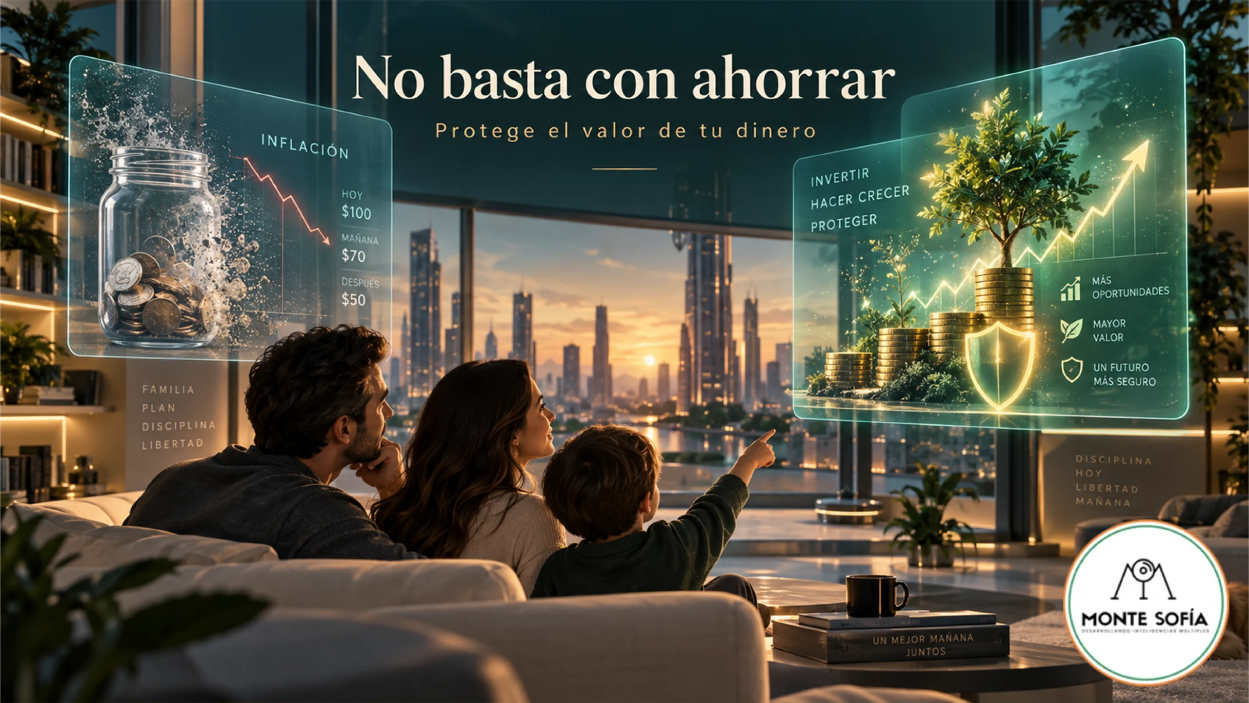 ¡No le enseñes a tus hijos a ahorrar!